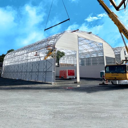 7010028DP W70'×L100’×H28’ Large Prefabricated Steel Structure Shelter