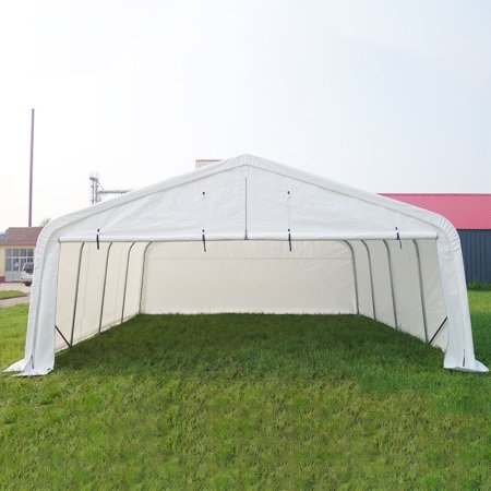 202010 W20' x L20' x H10' Two Car Portable Carport